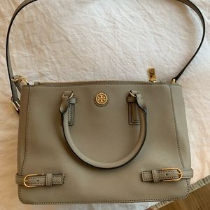 Tory Burch Double Zip Robinson Tote (small)